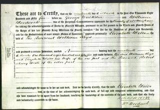 Deed by Married Women - Elizabeth Wells Keys-Original Ancestry