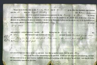 Deed by Married Women - Mary Jones-Original Ancestry