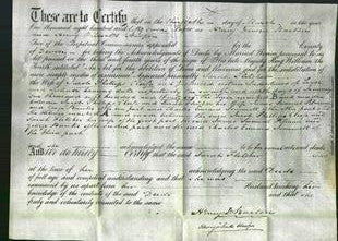 Deed by Married Women - Sarah Fletcher Cleife-Original Ancestry