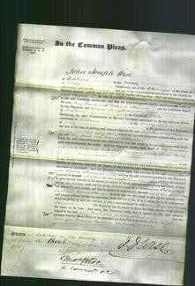 Court of Common Pleas - Mary Lamb and Rebecca Harrison-Original Ancestry