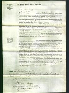 Court of Common Pleas - Mary Light Brock-Original Ancestry