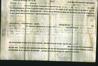 Deed by Married Women - Elizabeth Johnson-Original Ancestry