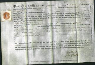 Deed by Married Women - Annie Hodges-Original Ancestry