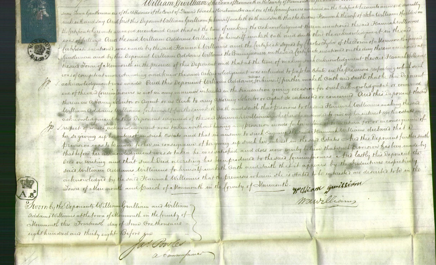 Court of Common Pleas - Hannah Williams