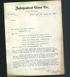Letterhead - Independent Glass Co.