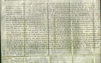 Court of Common Pleas - Sarah Brown-Original Ancestry