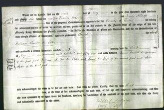 Deed by Married Women - Sarah Poulton-Original Ancestry