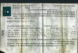 Deed by Married Women - Alice Fanny Butteris-Original Ancestry