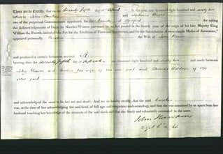 Deed by Married Women - Caroline Weaver-Original Ancestry