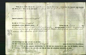 Deed by Married Women - Susannah Langford-Original Ancestry