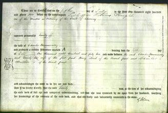 Deed by Married Women - Emily Hammersley-Original Ancestry