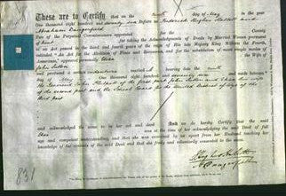 Deed by Married Women - Eliza Sutton-Original Ancestry