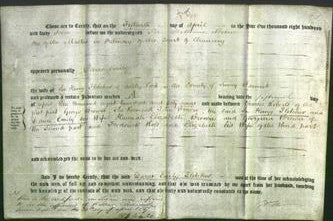Deed by Married Women - Dame Emily Fletcher-Original Ancestry