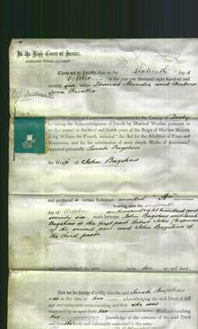 Deed by Married Women - Sarah Bagshaw-Original Ancestry
