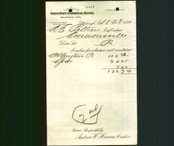 Bank Letterhead - Fort Pitt National Bank