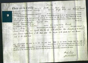 Deed by Married Women - Elizabeth Ann Parry-Original Ancestry