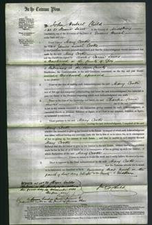 Court of Common Pleas - Mary Cooke-Original Ancestry