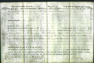 Deed by Married Women - Ann Hall-Original Ancestry