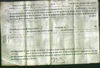 Deed by Married Women - Sarah Georgiana Philips-Original Ancestry