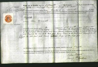 Deed by Married Women - Elizabeth Cornwall-Original Ancestry