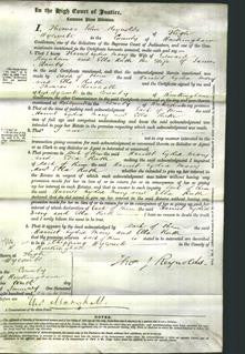 Court of Common Pleas - Harriet Lydia Raynbam and Ella Ruth Hanby-Original Ancestry