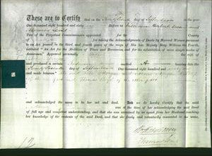 Deed by Married Women - Naomi Morgan-Original Ancestry