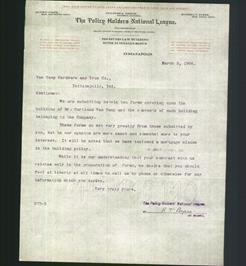Letterhead - The Policy Holders National League