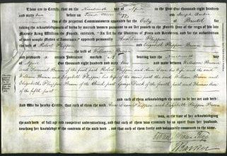 Deed by Married Women - Ann Dean Phippen and Elizabeth Phippen Brown-Original Ancestry