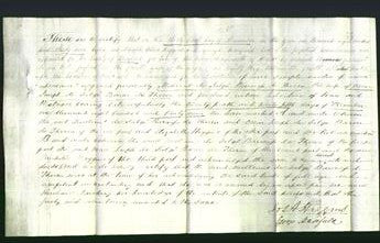 Deed by Married Women - Millicent de Satge Baroness de Thoren-Original Ancestry