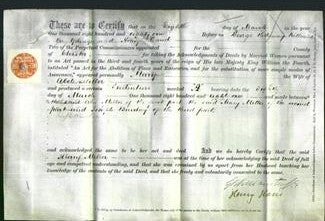 Deed by Married Women - Mary Mellor-Original Ancestry