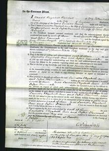 Court of Common Pleas - Lauretta Elizabeth Ann Massingham and Jessie Hannah Bunyard-Original Ancestry