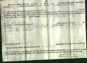 Deed by Married Women - Anne Parkins and Jane Bridgland-Original Ancestry