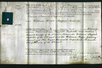 Deed by Married Women - Caroline Harriett Stopford Sackville-Original Ancestry