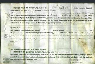 Deed by Married Women - Ursula Blandford-Original Ancestry