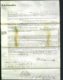 Court of Common Pleas - Mary Vellam-Original Ancestry