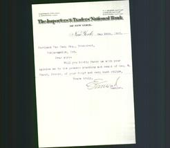 Letterhead - The Importers' & Traders' National Bank