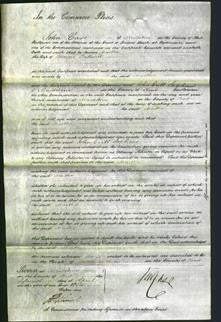 Court of Common Pleas - Martha Bathurst-Original Ancestry