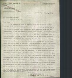 Letterhead - Alabama Steel And Wire Co.