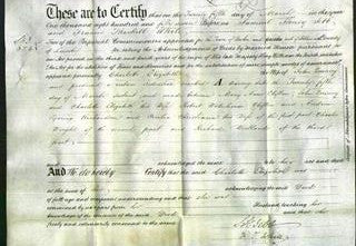 Deed by Married Women - Charlotte Elizabeth Quincey-Original Ancestry