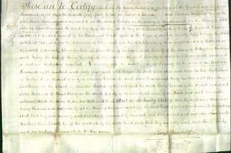 Deed by Married Women - Anne Hare and Mary Dennis-Original Ancestry