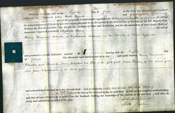 Deed by Married Women - Elizabeth Mary Wheaton-Original Ancestry
