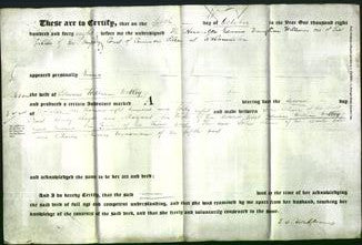 Deed by Married Women - Emma Wolley-Original Ancestry