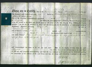 Deed by Married Women - Elizabeth Cracknell-Original Ancestry