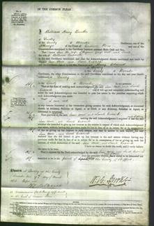 Court of Common Pleas - Jane Wall and Sarah Caddick-Original Ancestry