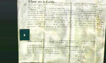 Deed by Married Women - Elizabeth Shenton-Original Ancestry