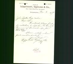 Business Letterhead - Lipincott, Oglevee & Company
