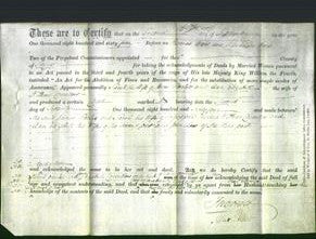 Deed by Married Women - Sarah Parless and Ann Elizabeth Carrathers-Original Ancestry