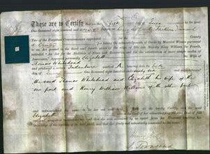 Deed by Married Women - Elizabeth Whitehead-Original Ancestry
