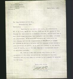 Letterhead - Office of S.D. Kimbark Co.