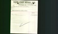 Bank Letterhead - Fourth Street National Bank